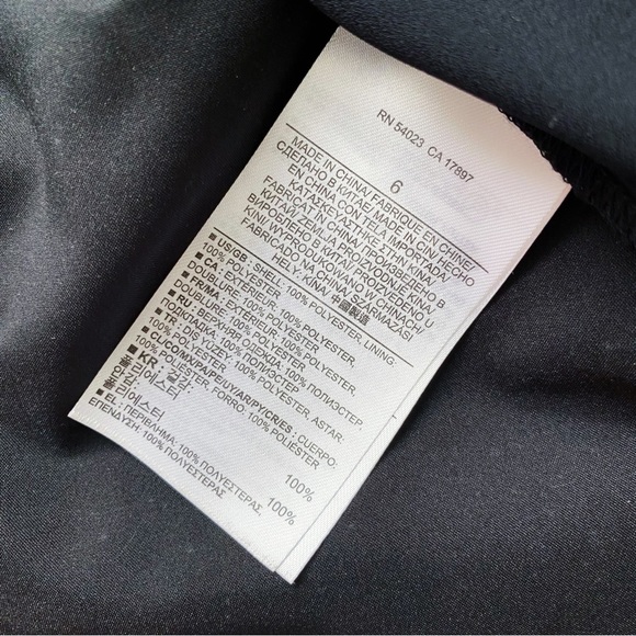 Banana Republic Vintage Style Black & Cream Layered Dress - Picture 5 of 12